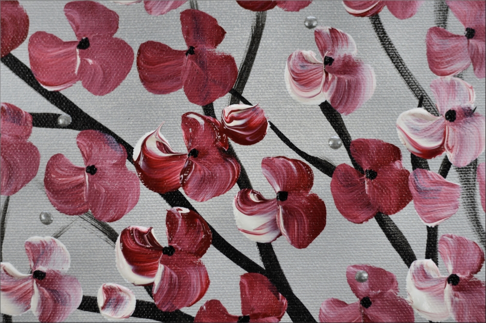 Forever Spring - Acrylic Painting Cherry Blossoms