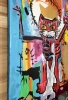 UNTITLED RED KING CAT VERSION OF FAMOUS PAINTING BY JEAN-MICHEL BASQUIAT.