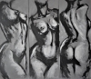 Triptych - Three Grey Graces