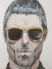 Liam Gallagher Pencil Portrait 