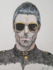 Liam Gallagher Pencil Portrait 