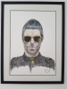 Liam Gallagher Pencil Portrait 