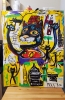 Pyro 1984 Cat inspired by Jean-Michel Basquiat 