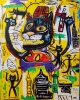 Pyro 1984 Cat inspired by Jean-Michel Basquiat 