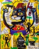 Pyro 1984 Cat inspired by Jean-Michel Basquiat 