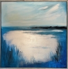 Silver Waters - Blue with Antique Silver Frame