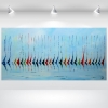 Regatta - XXL Sailboat Painting on Stretched Canvas