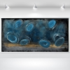 Blue Balloons - Abstract Art - Acrylic Painting - Canvas Art - Framed Painting - Abstract Painting - Industrial Art