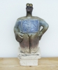 Stargazer Figure - Looking for Neptune - Ceramic Sculpture