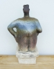 Stargazer Figure - Looking for Neptune - Ceramic Sculpture