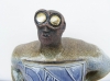 Stargazer Figure - Looking for Neptune - Ceramic Sculpture