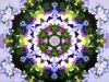 Fantasy in Lavender - Psychedelic Kaleidoscope mandala art