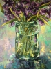 IRISES IN A VASE