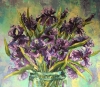 IRISES IN A VASE