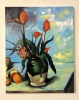 'Tulips in a vase' - Cezanne reproduction