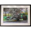 Lewis Hamilton 2021 Italian GP Giclee Limited Edition Painting 105cmx71cm COA