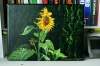 Yorkshire Sunflowers, floral painting