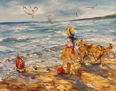Au bord de la mer
