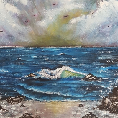 Seascape natural power beauty 