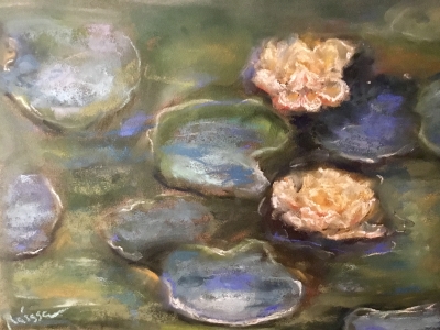 Waterlillies pond Monet inspired 