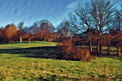 Autumn at Stockley Park golf course