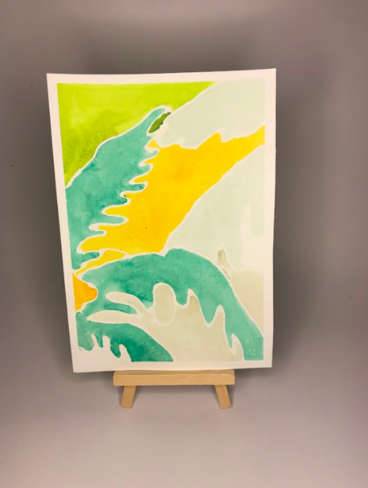 Waves - a set of 10 paintings