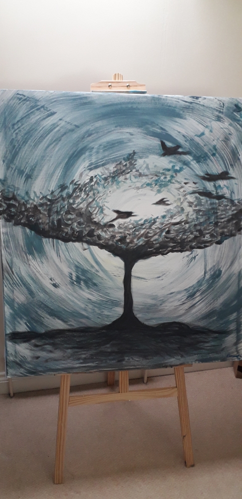 The blue tree