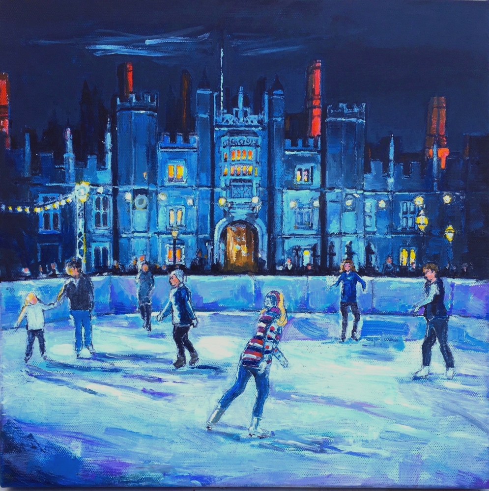 Winter ice Skating at Hampton Court