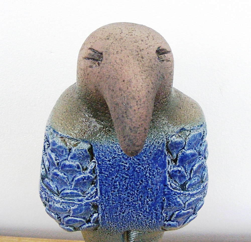 Thoth - Ibis Headed Ancient Egyptian God - Ceramic Sculpture