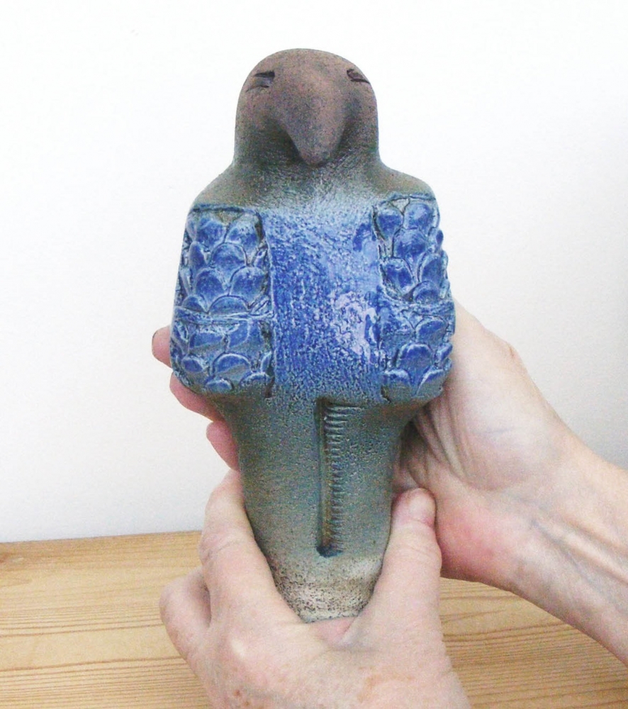 Thoth - Ibis Headed Ancient Egyptian God - Ceramic Sculpture