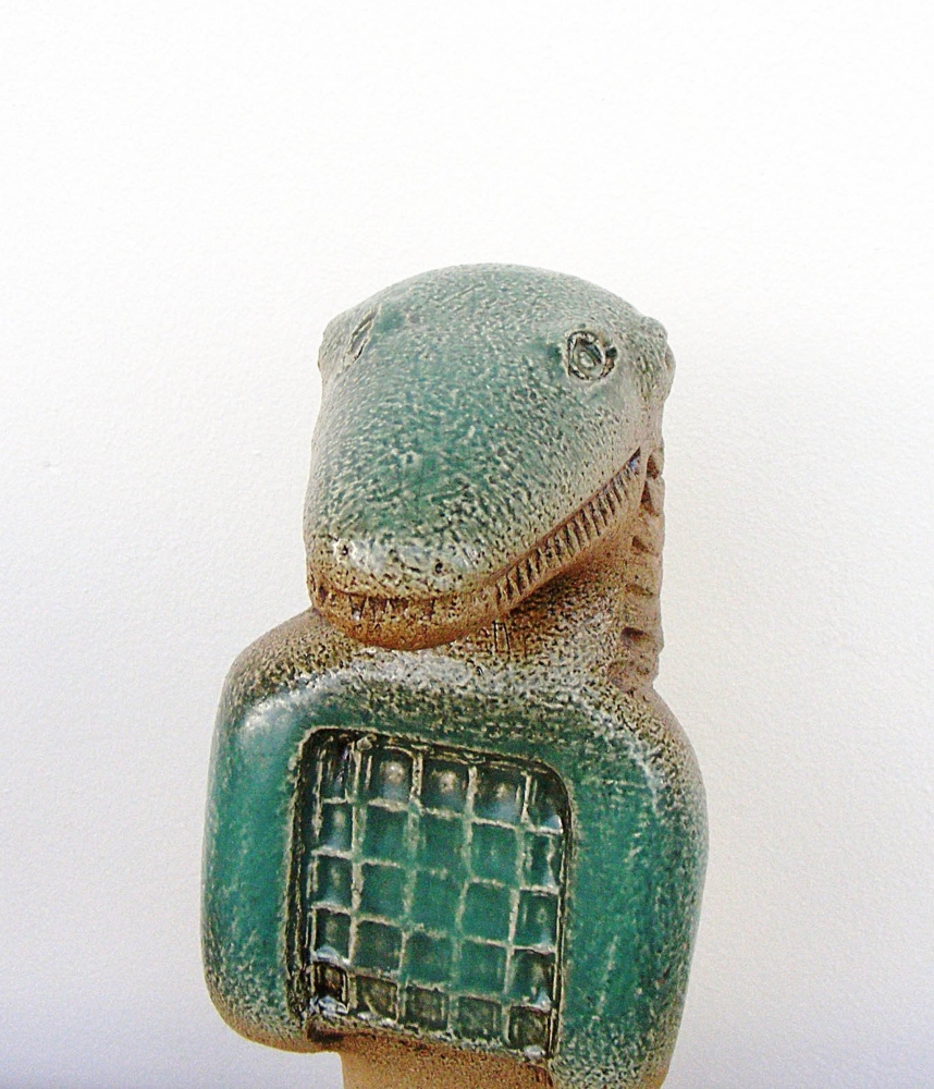 Ammit - Crocodile Headed Ancient Egyptian Goddess - Ceramic Sculpture