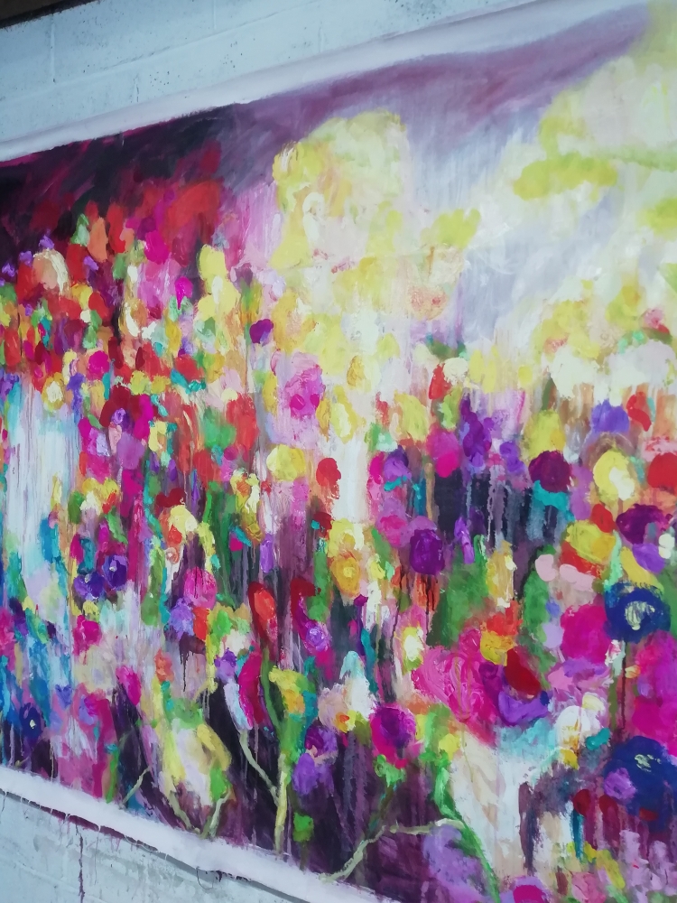 Morning tulips 180cm x 135cm x 3.8cm