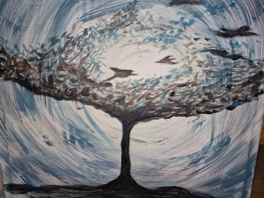 The blue tree