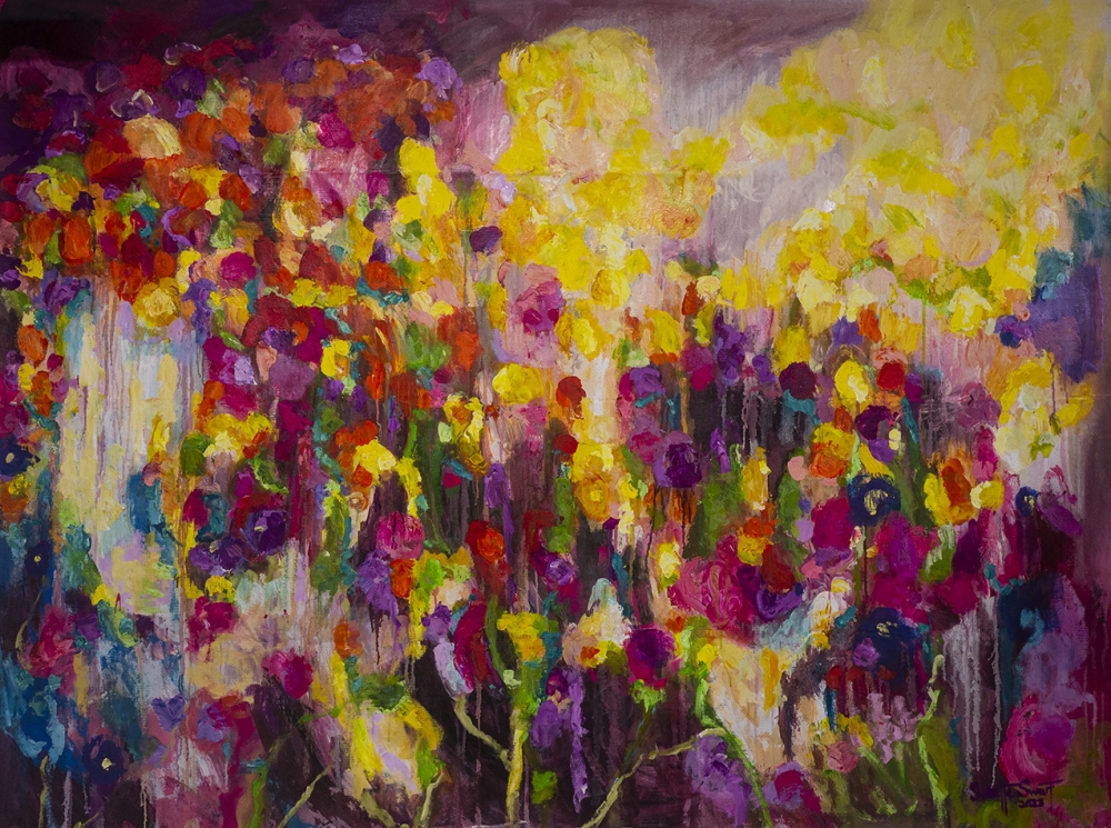 Morning tulips 180cm x 135cm x 3.8cm