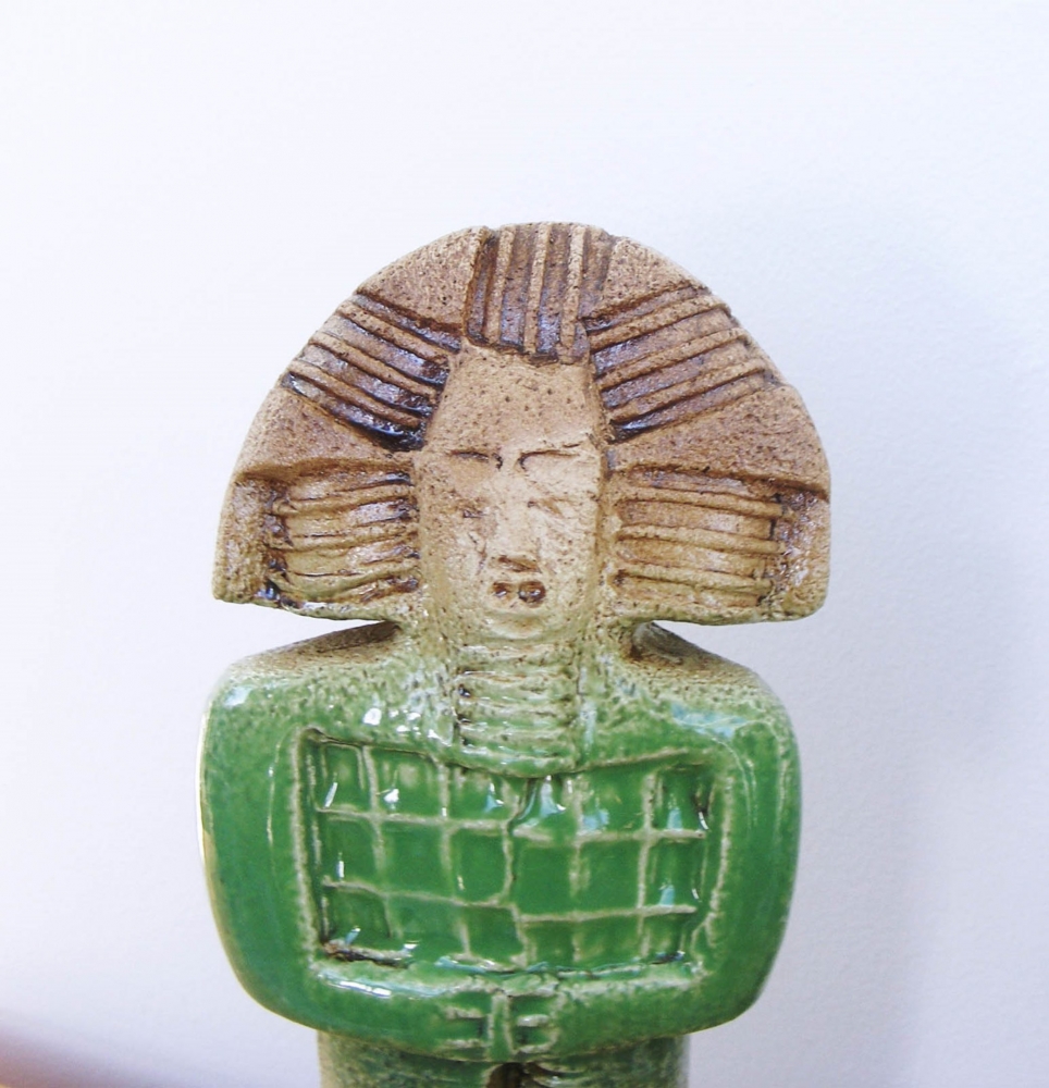 Shabti - Ancient Egyptian Figure – Servant to Merneptah - Ceramic Sculpture