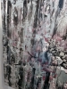 \"Winterland\" abstract art on canvas