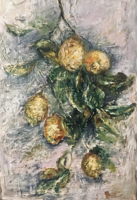 Branch of lemons
