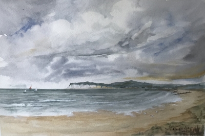 Cold day for sailing at Camber 