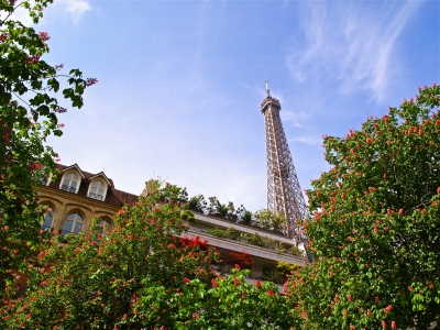 La Tour Eiffel au printemps
