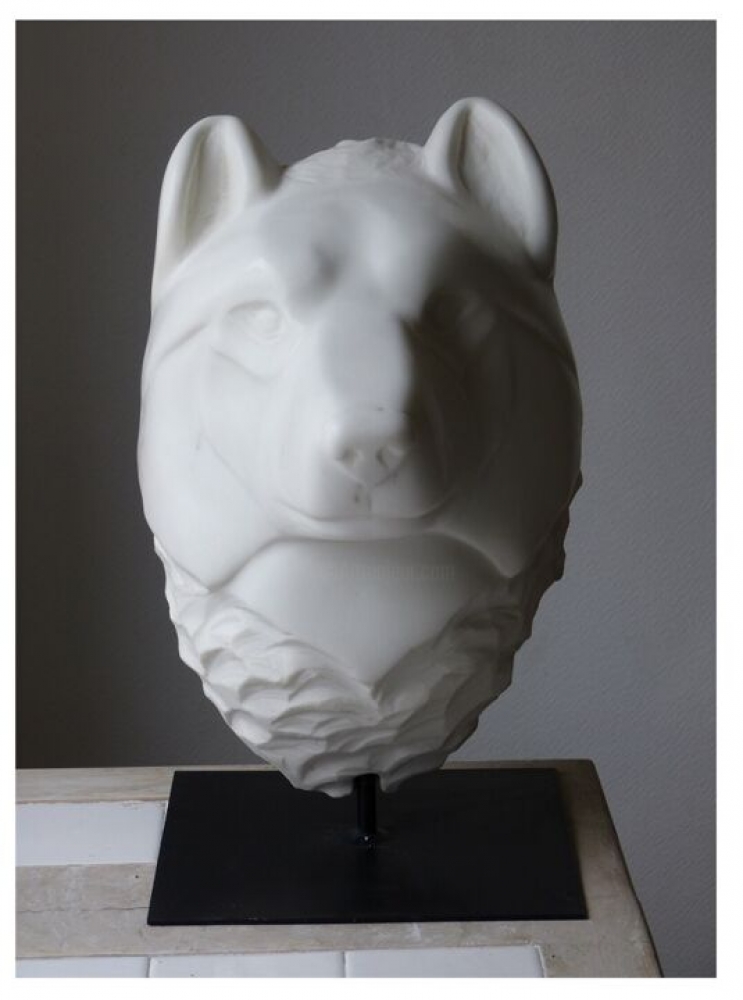 Macedonia Marble Wild Animal - Wolf