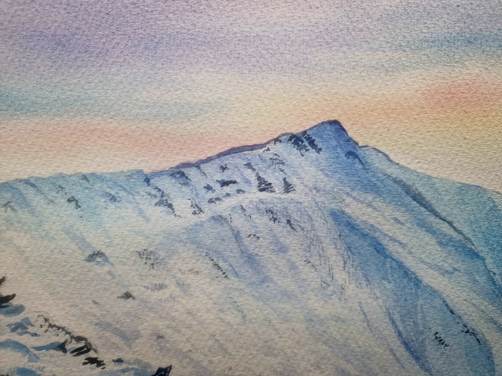 Pastel Sky Blencathra Winter