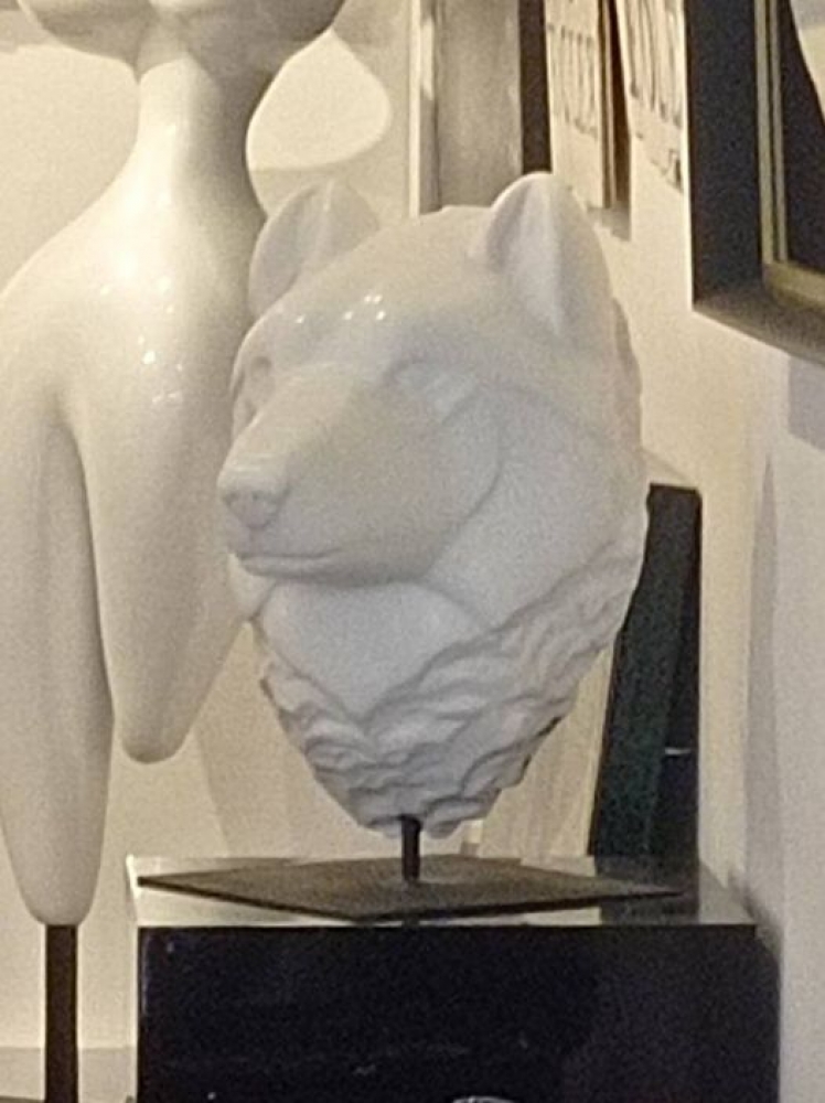 Macedonia Marble Wild Animal - Wolf