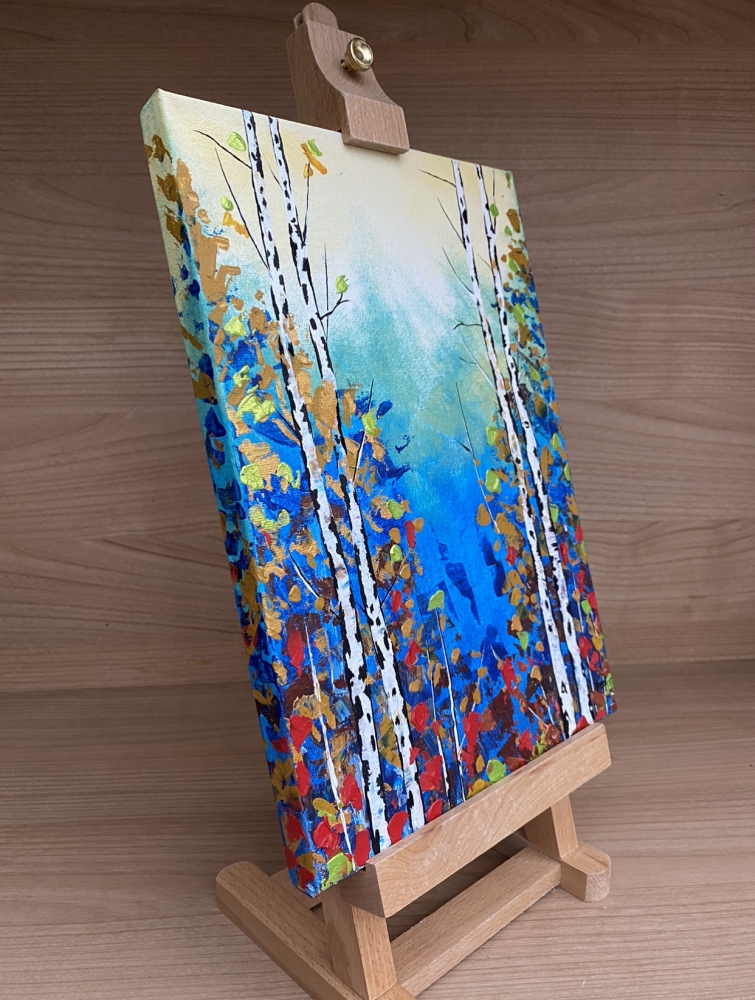 Birch Tree with mix leaves 111