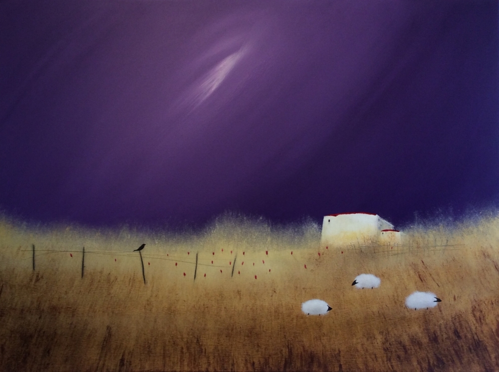 “Quiet Moments Before The Storm” 102x77x2cm