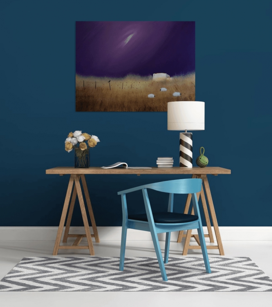 “Quiet Moments Before The Storm” 102x77x2cm