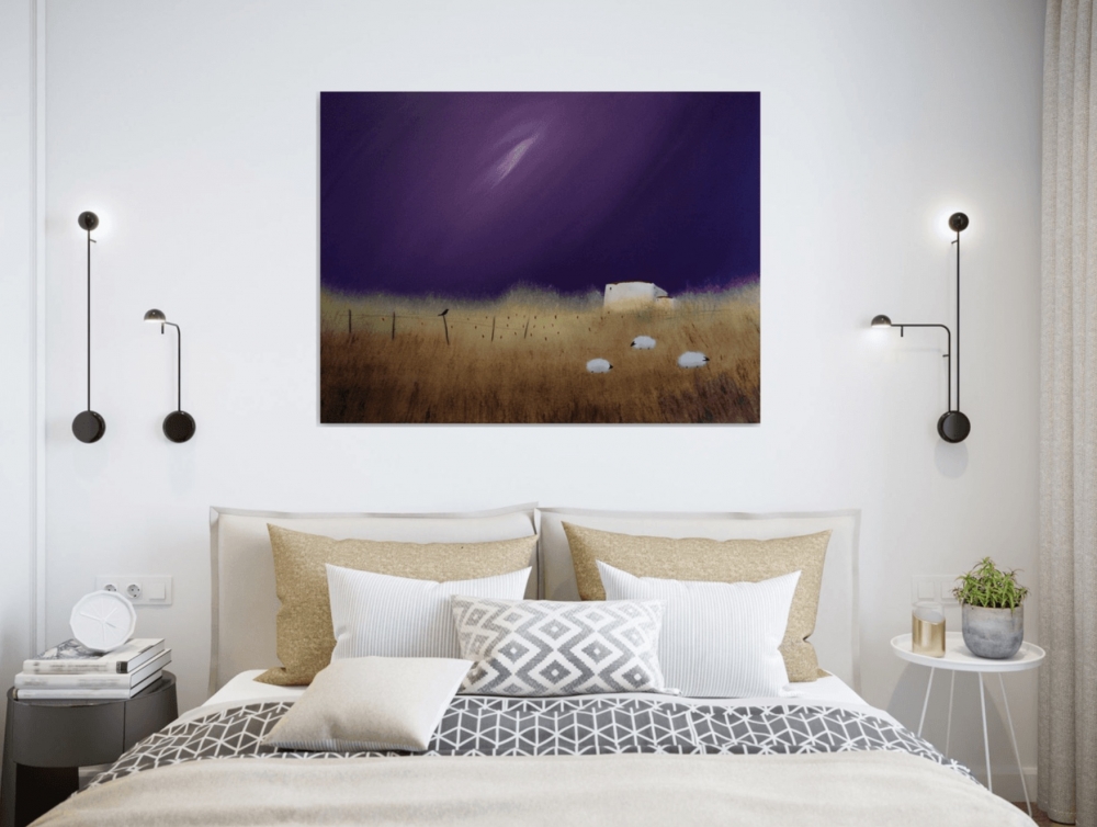 “Quiet Moments Before The Storm” 102x77x2cm