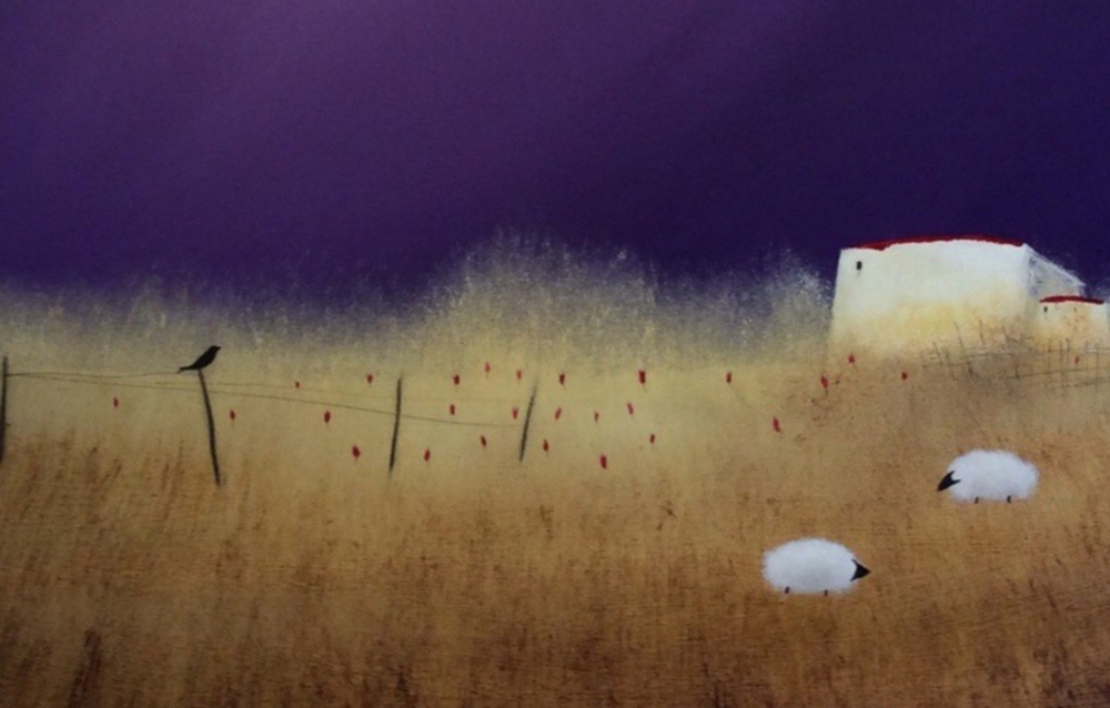 “Quiet Moments Before The Storm” 102x77x2cm