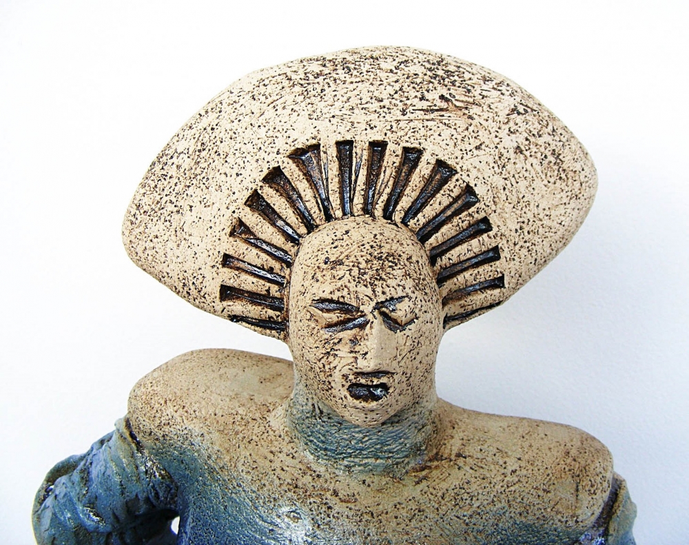 Ceramic Sculpture - Persephone Goddess of Spring