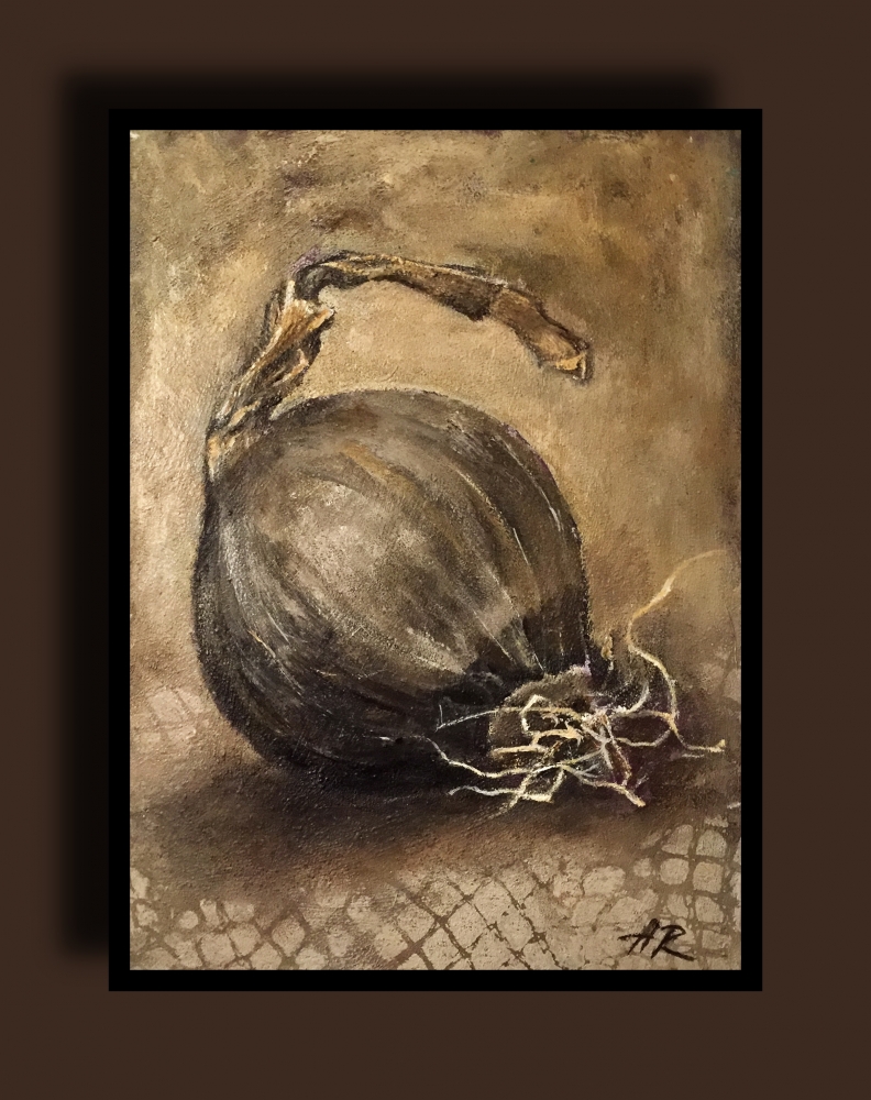 Onion Still Life Painting