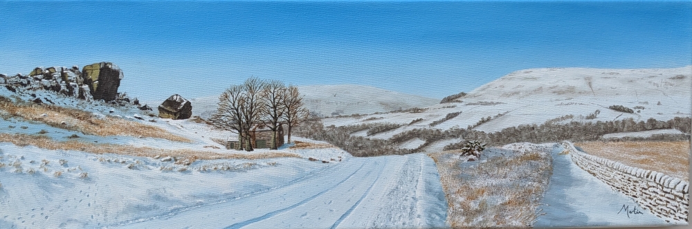  Snowy Cow & Calf Rocks